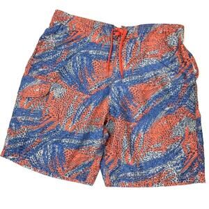 Rainforest Cafe | Men's Blue Orange Swim Trunks XL